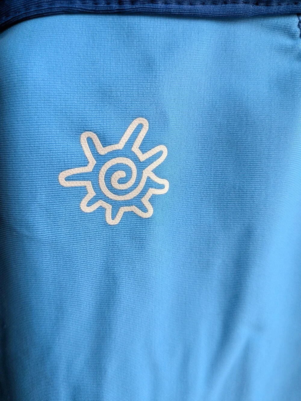 UV Skinz Hooded Swim Romper Sun Suit Blue 2T UPF 50+ Long Sleeve Full Zip